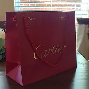 Cartier paper shopping bag